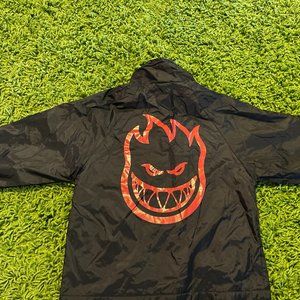 Spitfire Kids Black Coaches Jacket - Size Small